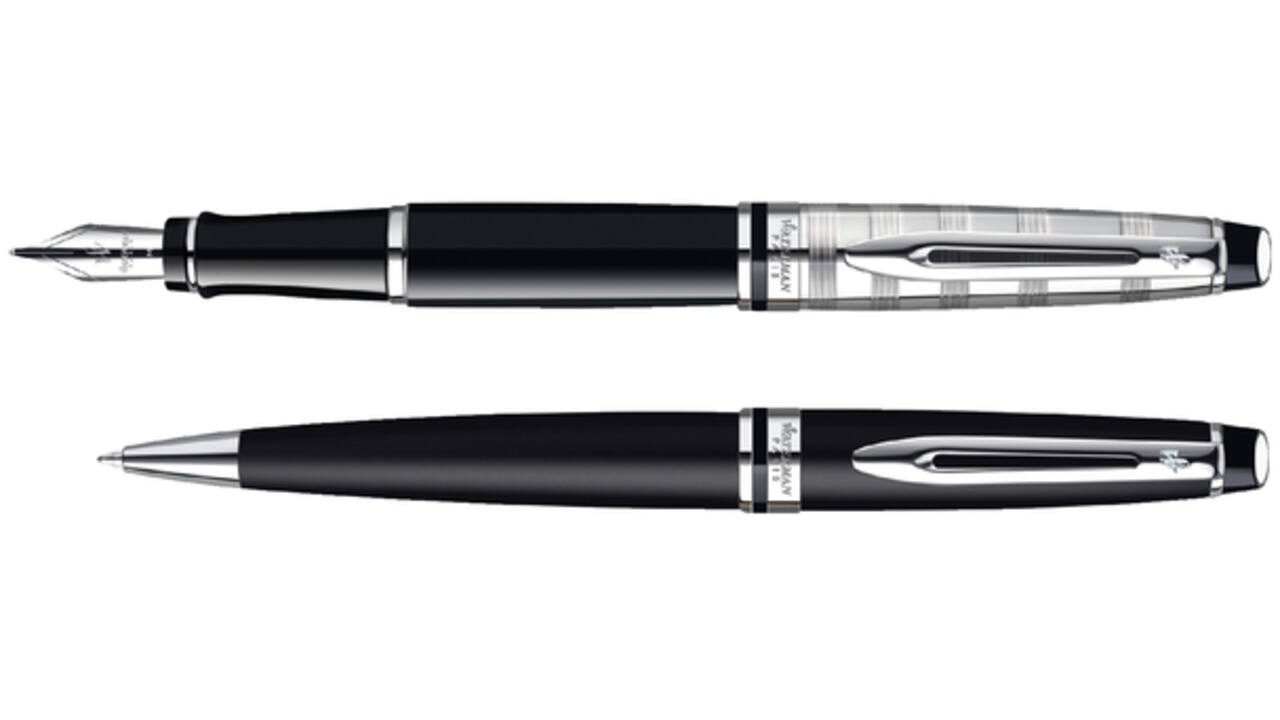 Balpen Waterman Expert black lacquer CT medium