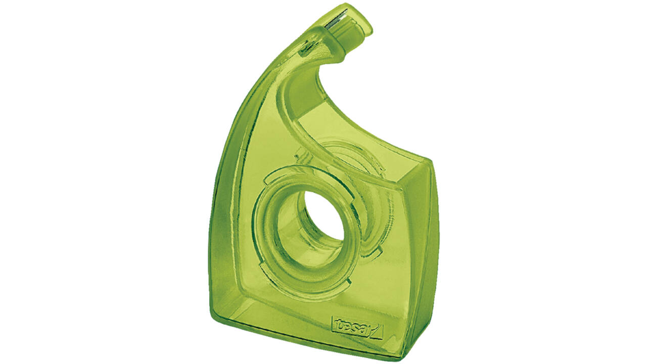 Plakbandhouder tesa® Easy Cut ecoLogo® voor rollen tot 33m groen
