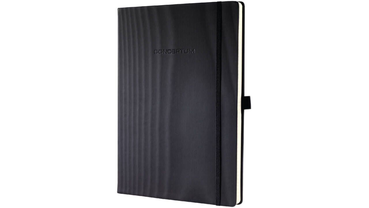 Notitieboek Sigel Conceptum Pure A4 lijn zwart