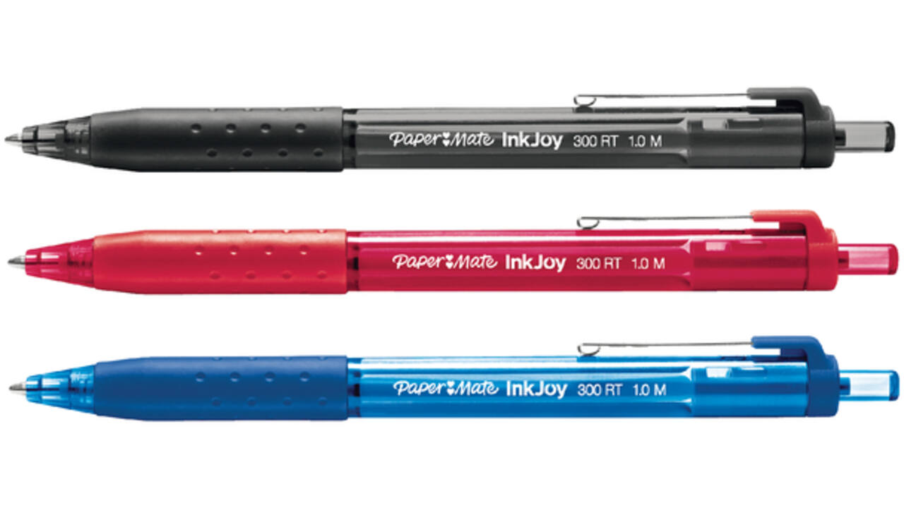 Balpen Paper Mate Inkjoy 300RT medium blauw