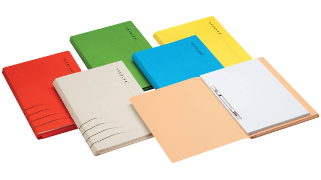 Duplexmap Secolor folio 225gr rood