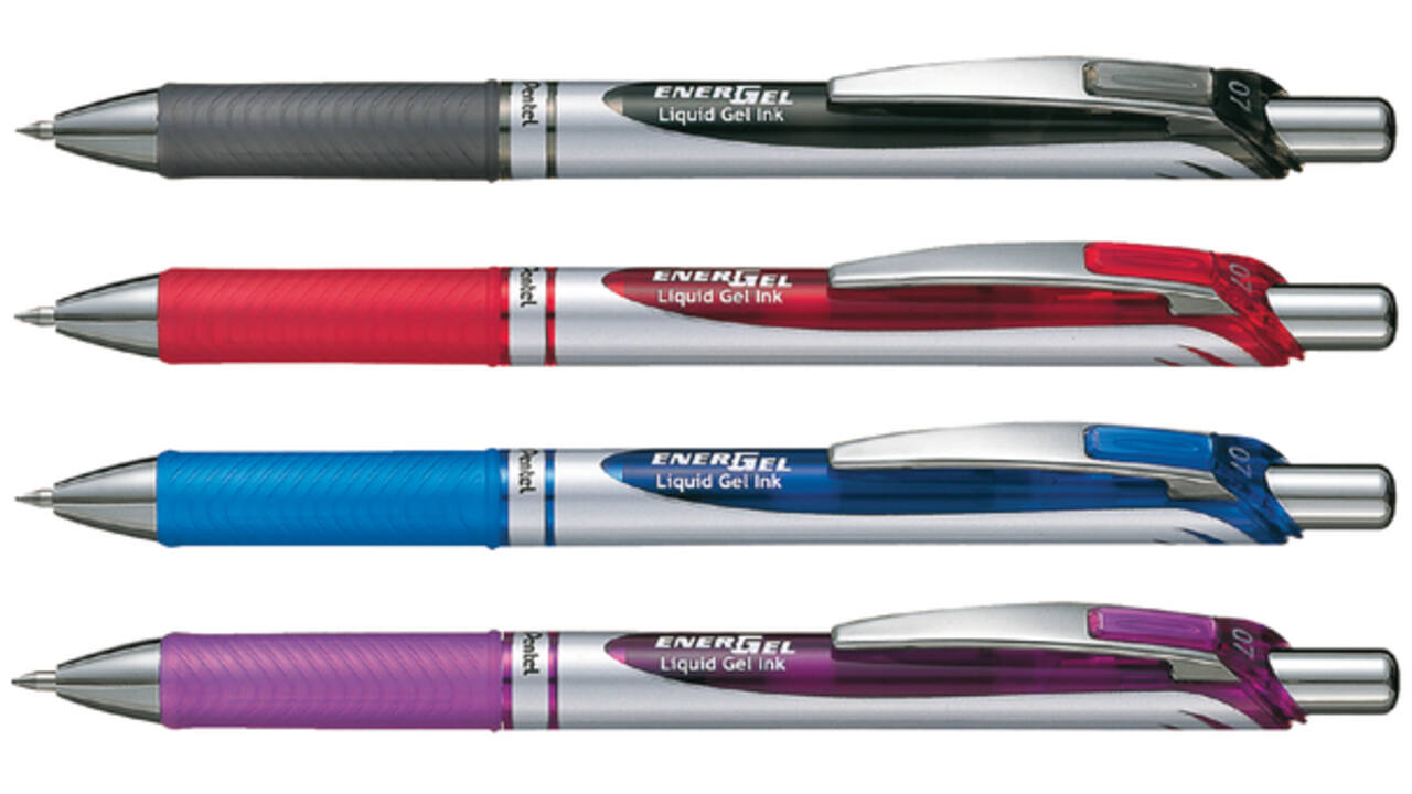 Gelschrijver Pentel BL77 Energel medium zwart