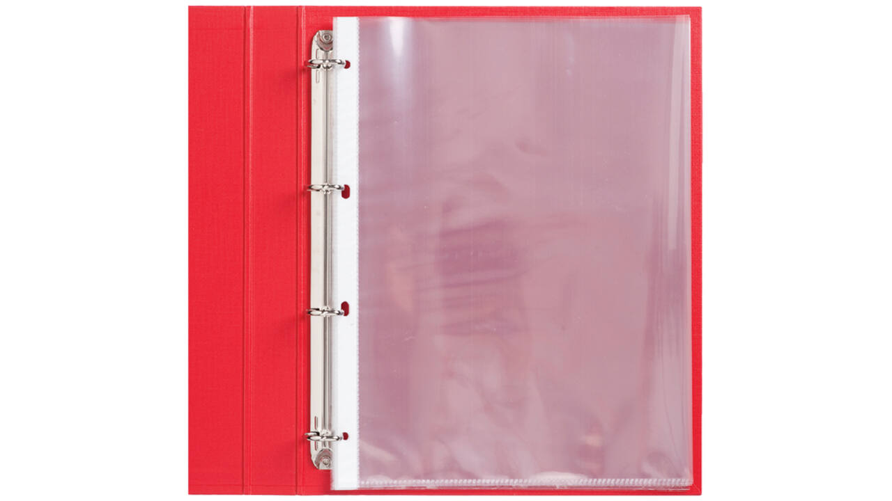 Showtas Quantore A4 4-gaats PP 0.11mm glad 100 stuks