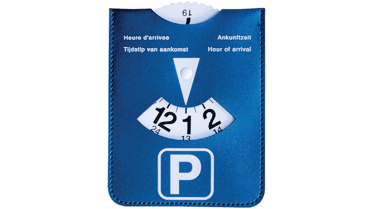 Parkeerschijf blauw