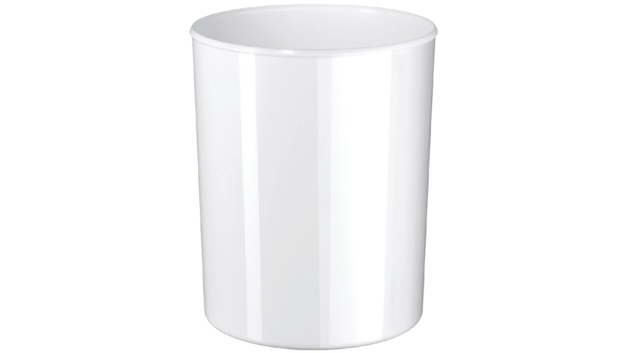 Papierbak Han iLine 13 liter rond wit