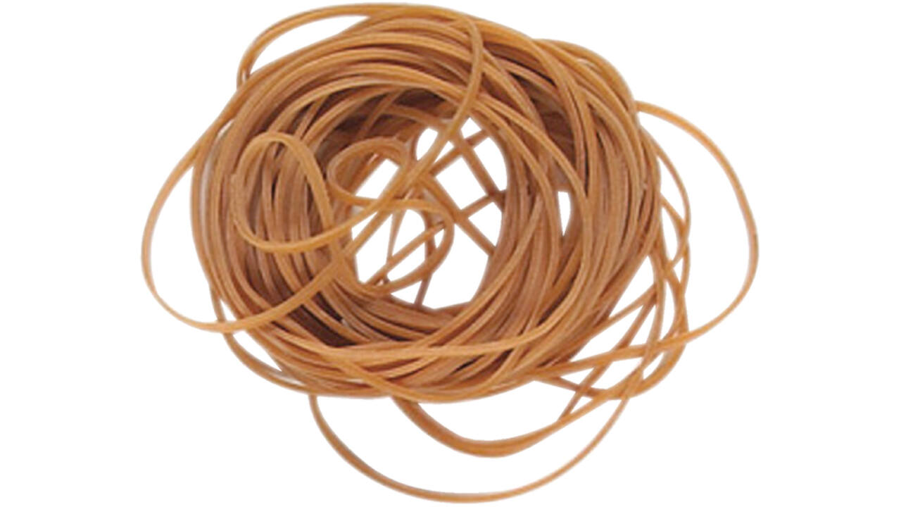 Elastiek Standard Rubber Bands 10 30x1.5mm 500gr 4750 stuks bruin