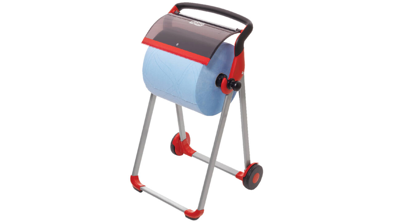 Poetspapier Tork W2 Plus Premium 2-laags 750 vel blauw 130052