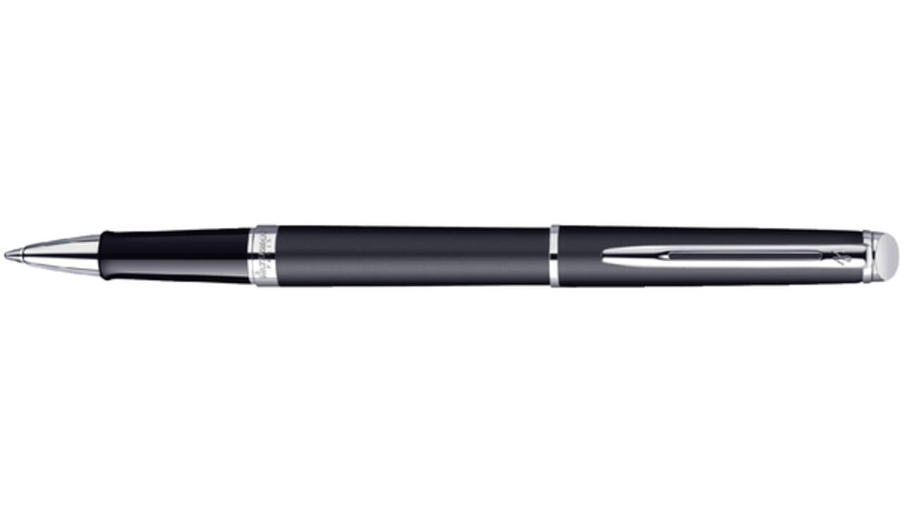 Rollerpen Waterman Hémisphère matte black CT fijn
