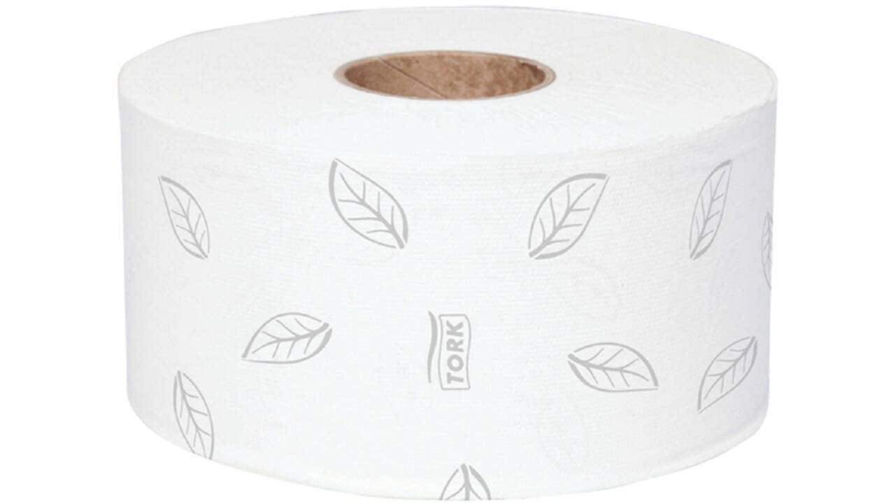 Toiletpapier Tork Mini jumbo T2 premium 3-laags 12x120mtr wit 110255