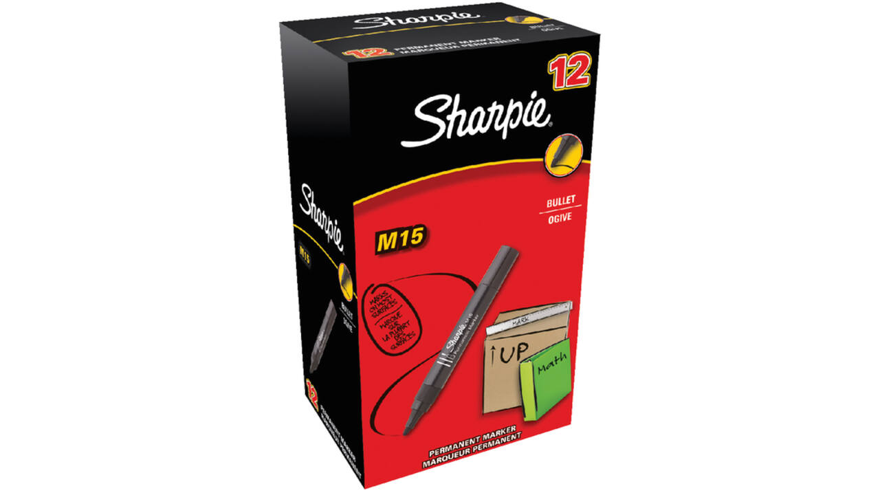 Viltstift Sharpie rond M15 1.8mm zwart