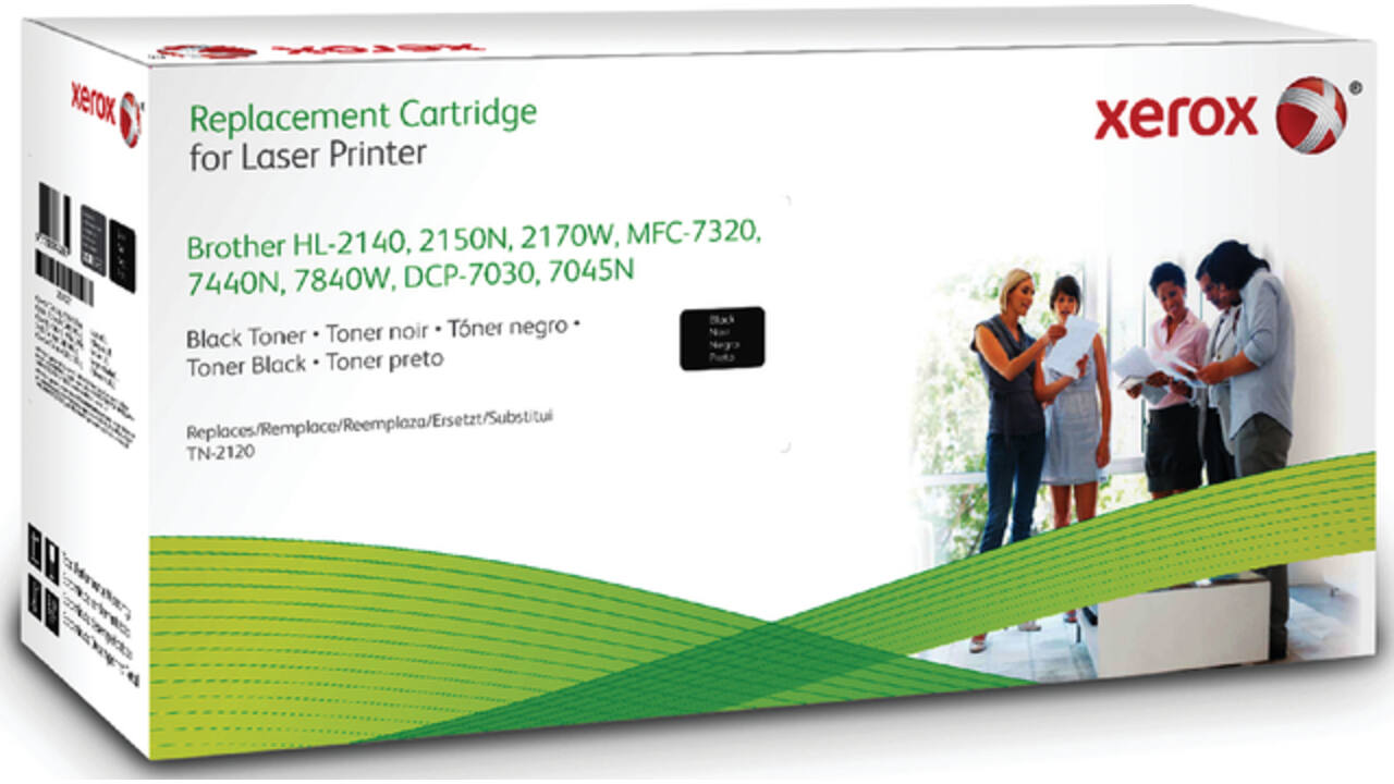 Tonercartridge Xerox alternatief tbv Brother TN- 2120 zwart