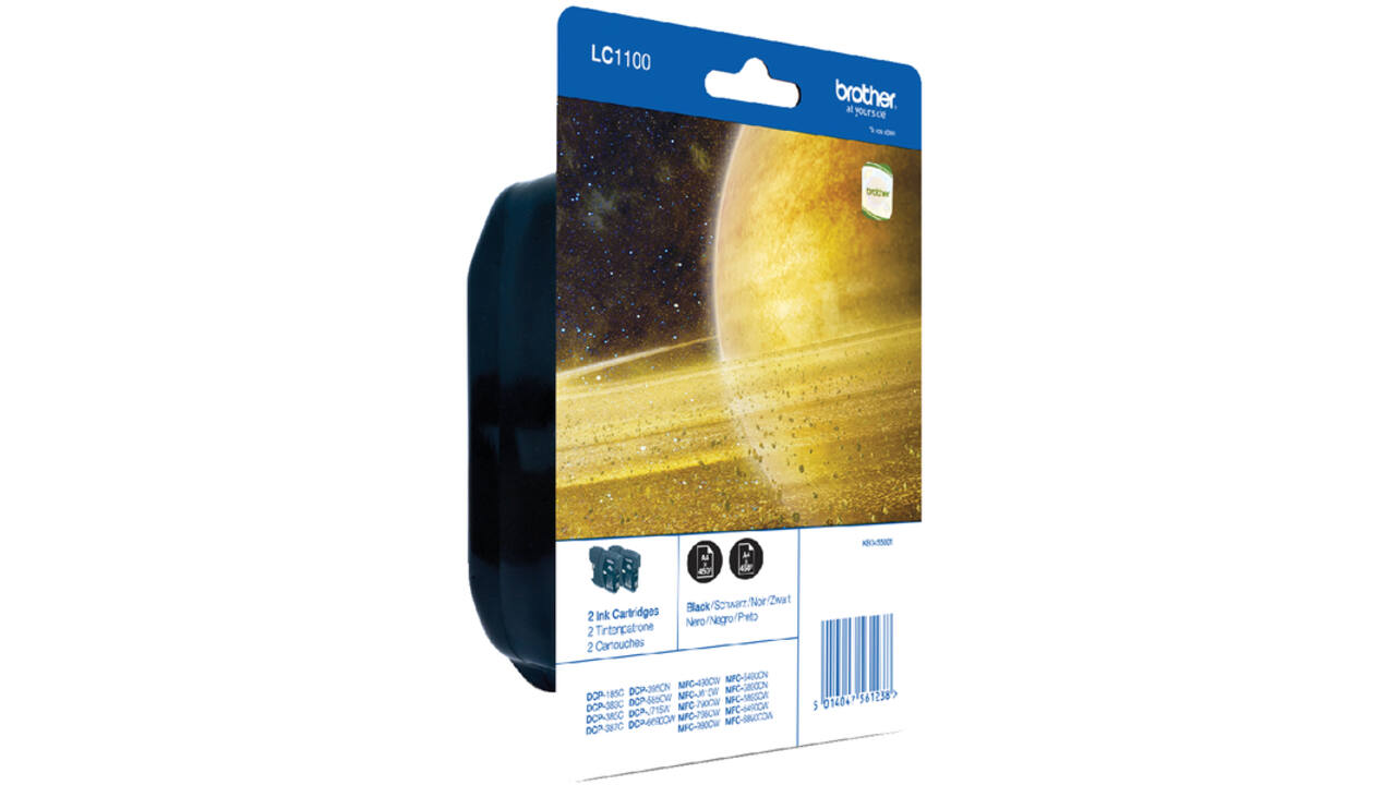 Inktcartridge Brother LC-1100BK2 zwart 2X