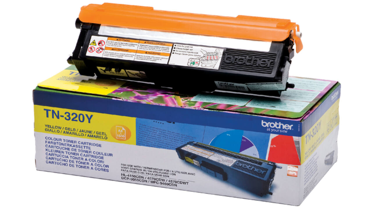 Toner Brother TN-320Y geel