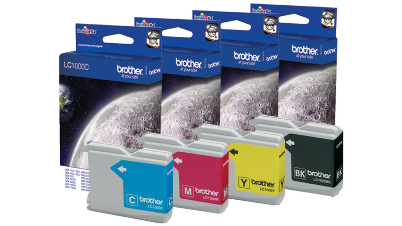 Inktcartridge Brother LC-1000C blauw