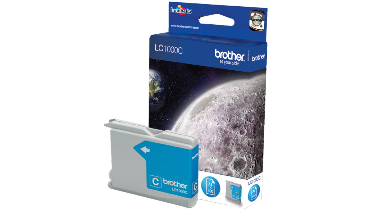 Inktcartridge Brother LC-1000C blauw