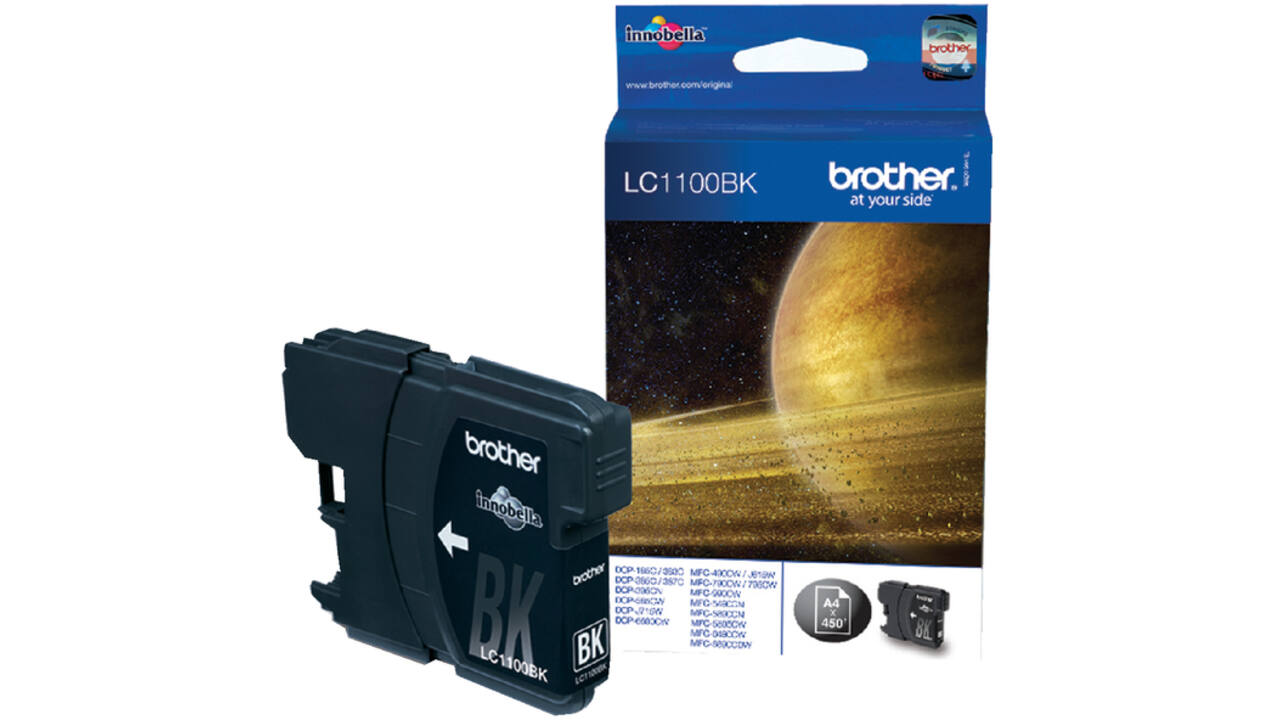 Inktcartridge Brother LC-1100BK zwart