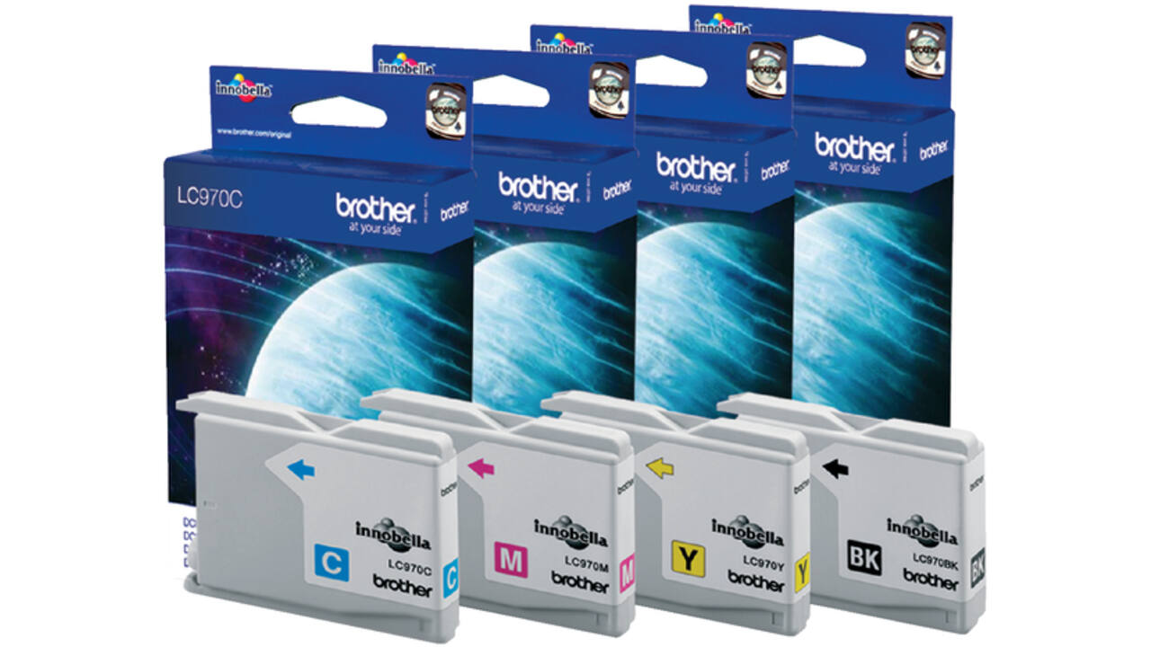Inktcartridge Brother LC-970C blauw