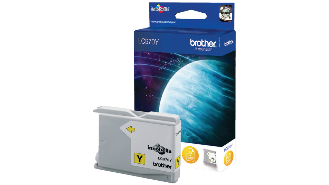 Inktcartridge Brother LC-970Y geel
