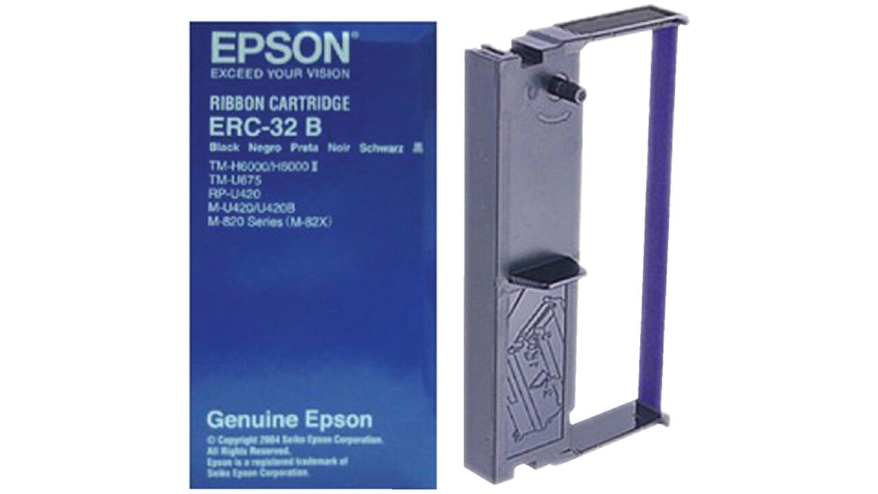 Lint Epson S015371 voor ERC-32B nylon zwart