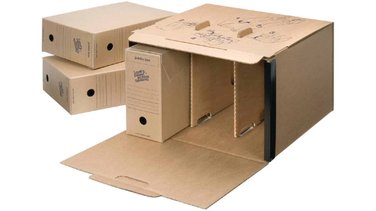 Gemeentearchiefdoos Loeff's Jumbo Box 3007 370x255x115mm