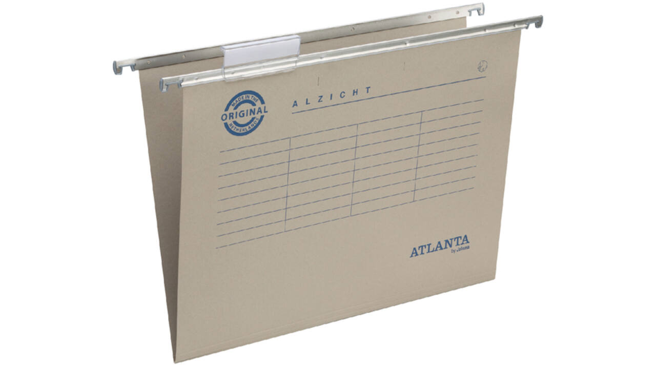 Hangmap Djois Alzicht frontaal A4 recycled V-bodem 312x235mm grijs