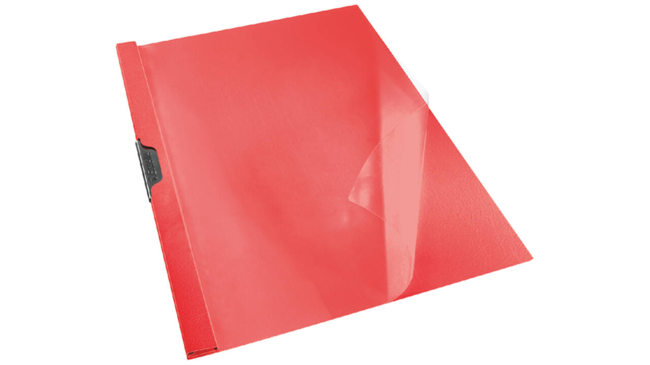 Klemmap Esselte Vivida A4 PVC Rood