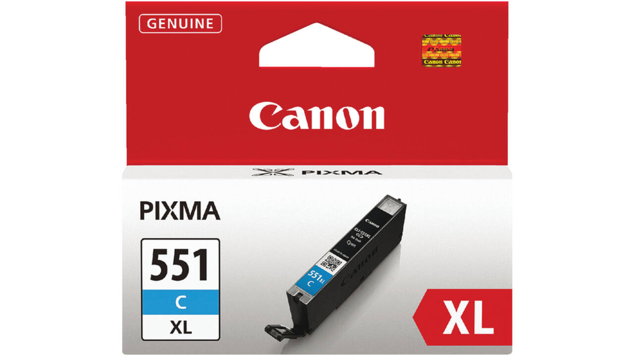 Inktcartridge Canon CLI-551XL blauw