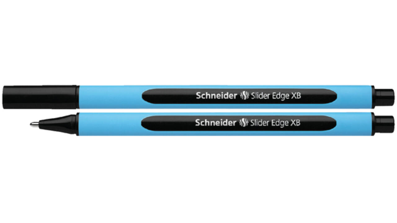 Balpen Schneider Slider Edge extra breed zwart