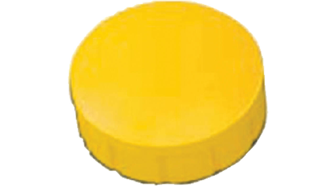 Magneet MAUL Solid 15mm 150gr geel