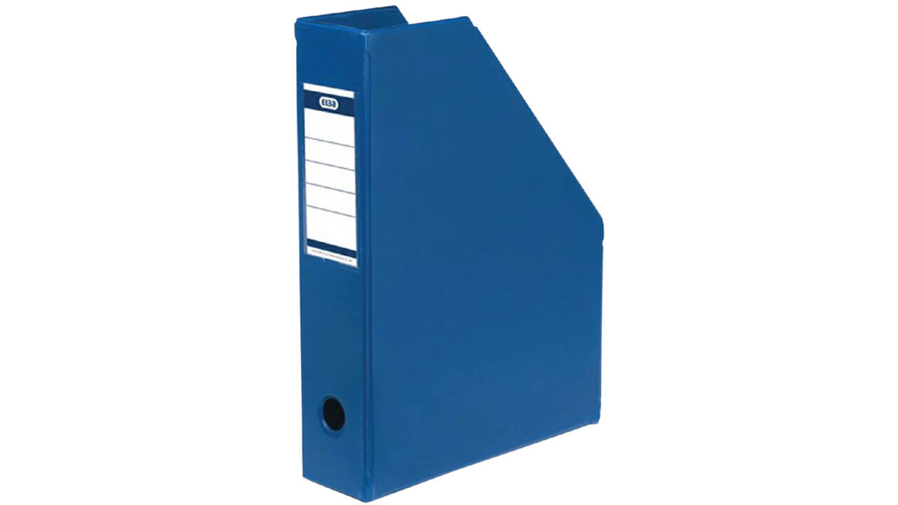Tijdschriftcassette Elba A4 donkerblauw