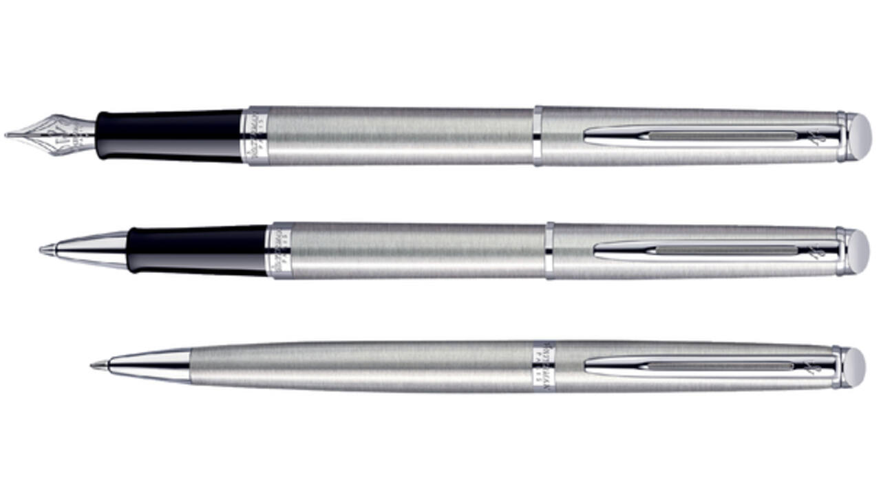 Rollerpen Waterman Hémisphère stainless steel CT fijn