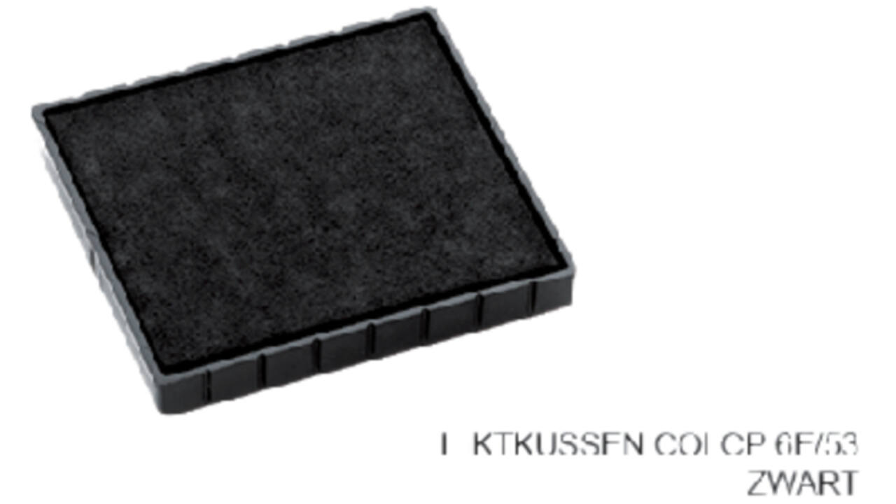 Stempelkussen Colop 6E/53 zwart