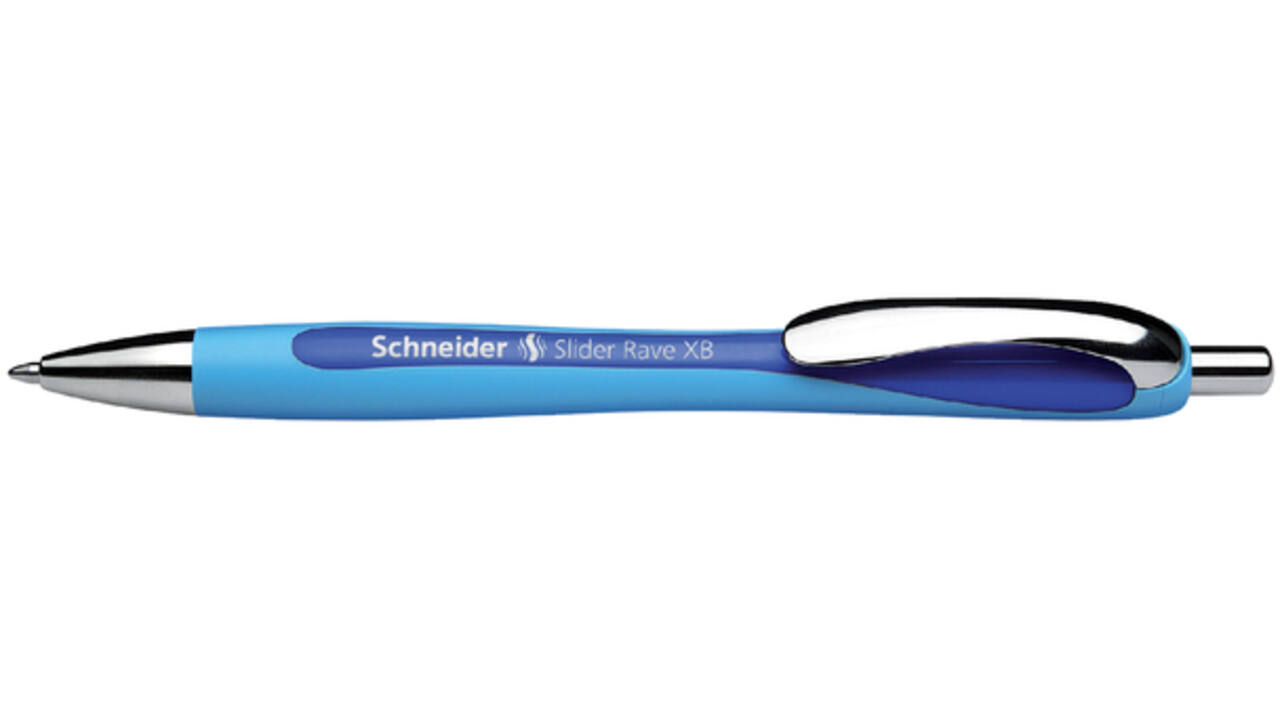 Balpen Schneider Slider Rave extra breed donkerblauw