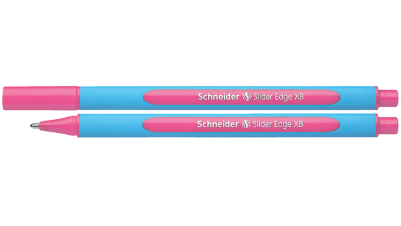 Balpen Schneider Slider Edge extra breed roze