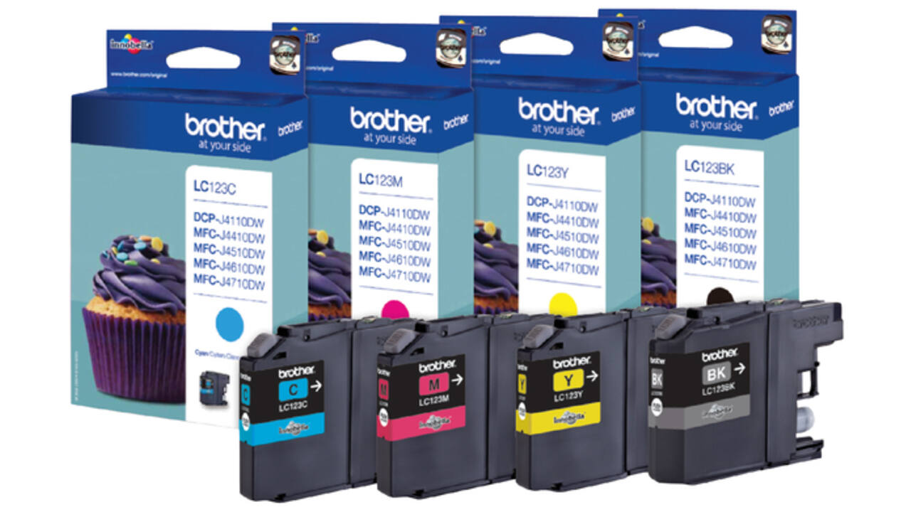 Inktcartridge Brother LC-123BK zwart