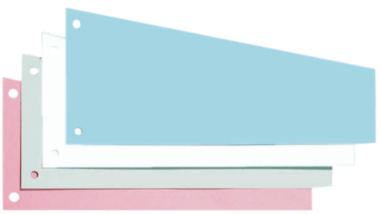 Scheidingsstrook Oxford trapezium 240x105/55mm 190gr blauw