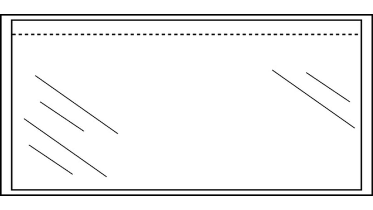 Paklijstenvelop CleverPack zelfklevend onbedrukt 230x110mm pak à 100 stuks