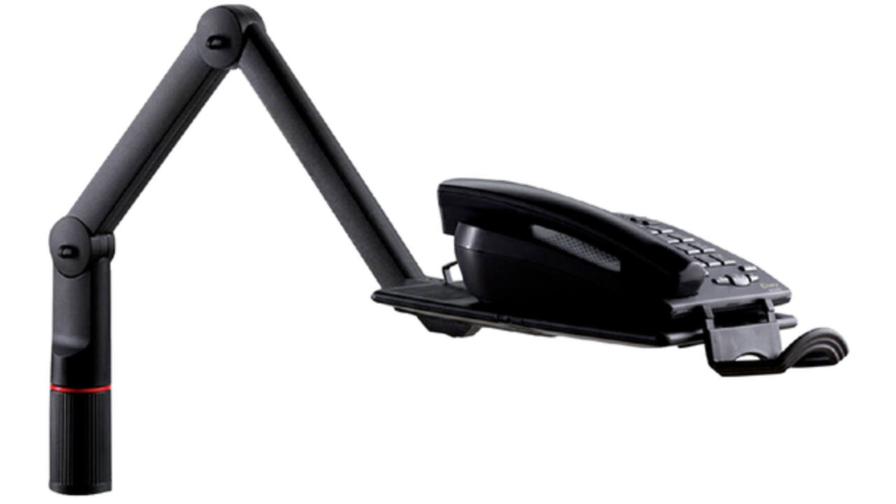 Telefoonarm Novus talkmaster antraciet