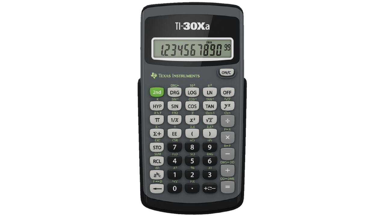 Rekenmachine TI-30XA
