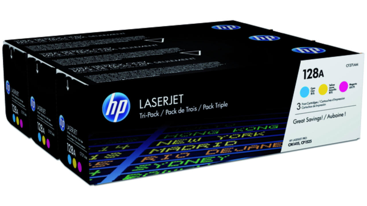 Tonercartridge HP CF371AM 128A 3 kleuren