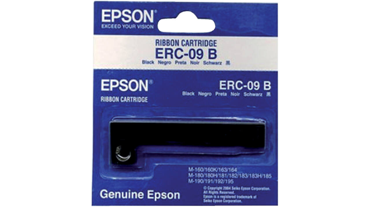Lint Epson S015166 voor ERC09 nylon zwart