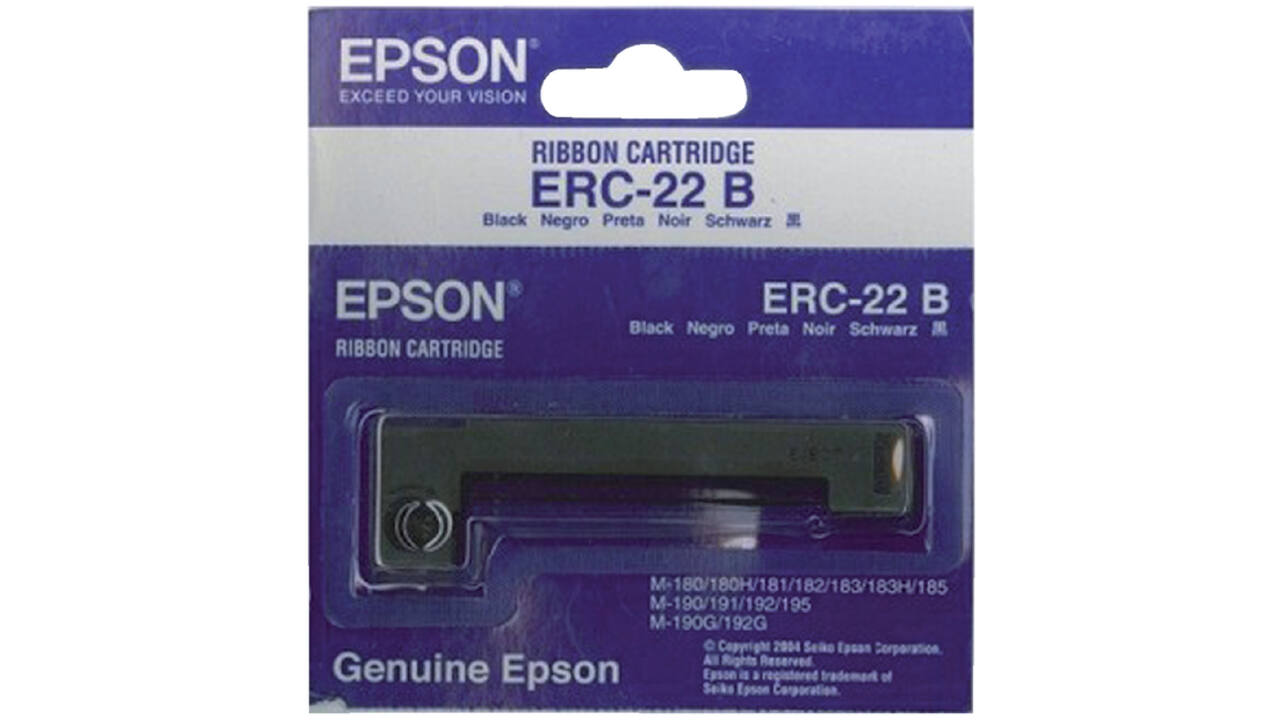 Lint Epson S015204 voor ERC22 nylon zwart