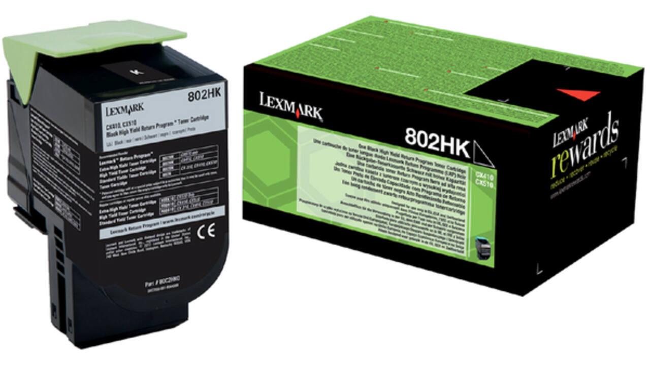 Tonercartridge Lexmark 80C2HK0 prebate zwart