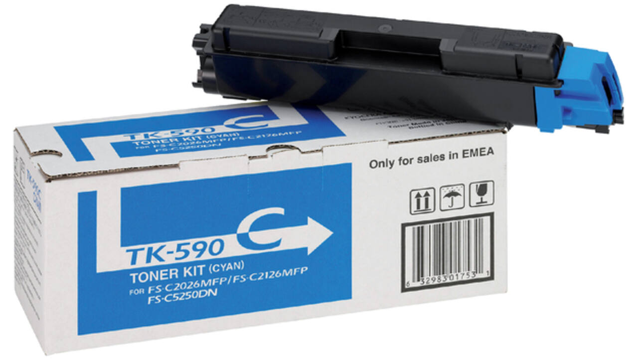 Toner Kyocera TK-590C blauw