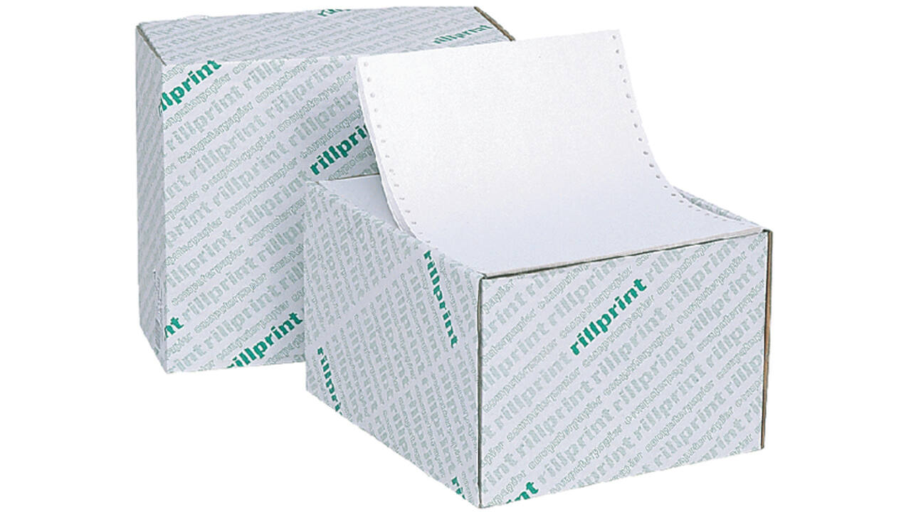 Computerpapier 240x12" blanco LP 60gr 2000vel