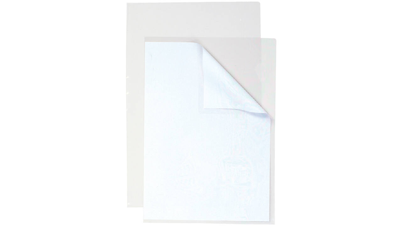Insteekmap L-model Qbasic A4 PP 0.09mm nerf 100 stuks