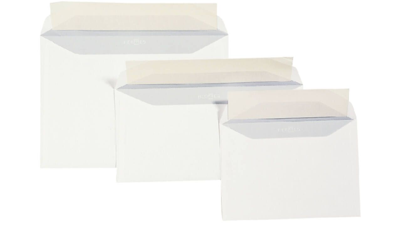 Envelop Quantore bank C5 162x229mm zelfklevend wit 500stuks