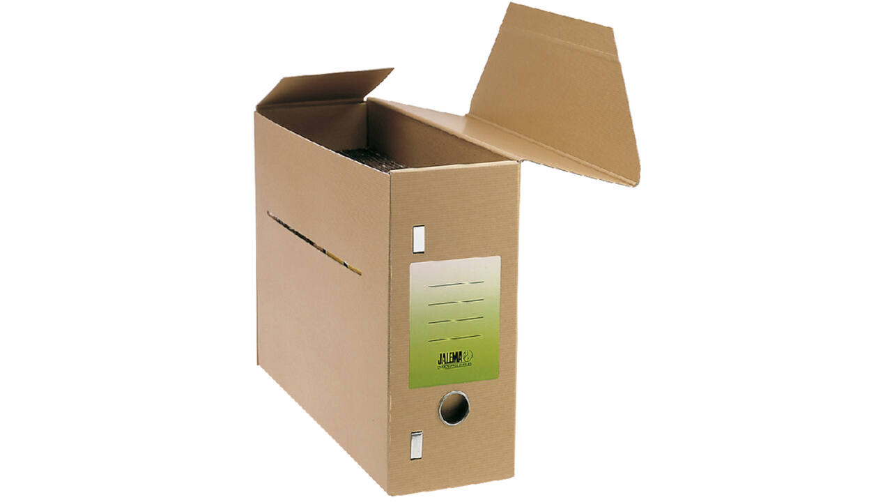 Gemeentearchiefdoos folio 370x265x115mm 850gr