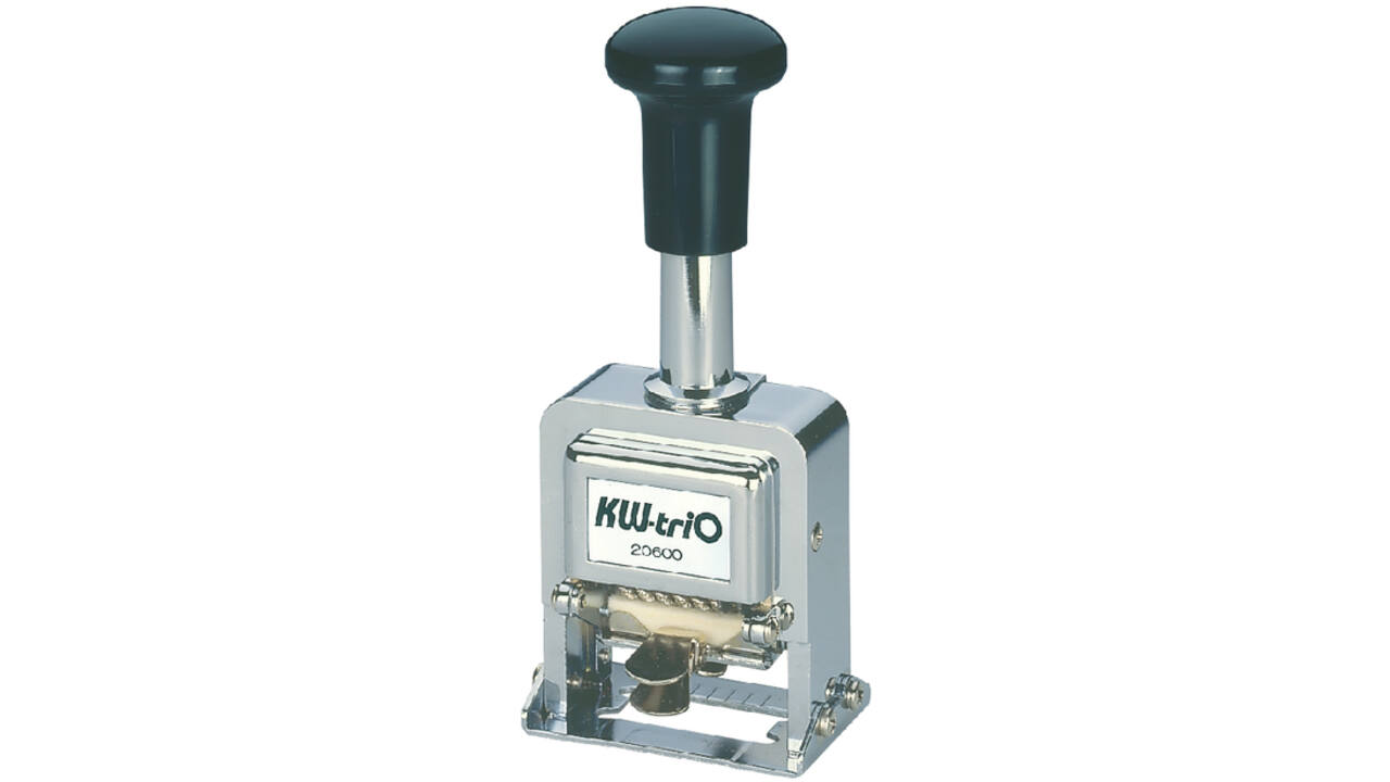 Numeroteur kw-trio 206 met 6 cijfers