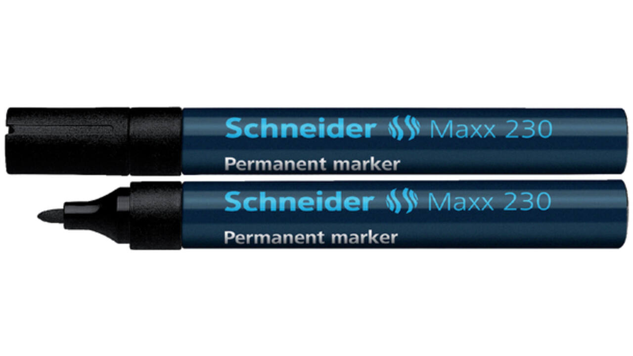 Viltstift Schneider Maxx 230 rond 1-3mm zwart